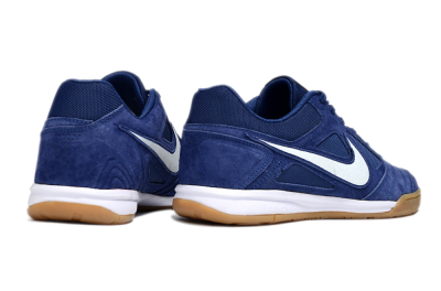 Nike Lunar Gato 2 IC Low-Tops Soccer Shoes - Blue/White