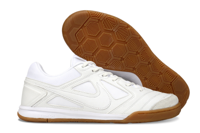 Nike Lunar Gato 2 IC Low-Tops Soccer Shoes - Beige/White