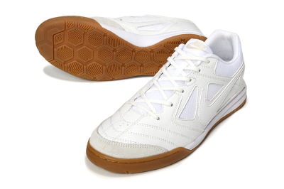 Nike Lunar Gato 2 IC Low-Tops Soccer Shoes - Beige/White