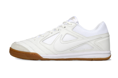 Nike Lunar Gato 2 IC Low-Tops Soccer Shoes - Beige/White