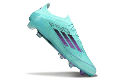 Adidas F50 Elite FG Low-Tops Soccer Cleats - Jade/Purple/Black