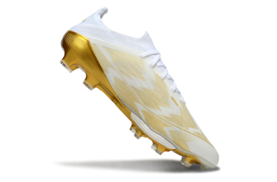 Adidas F50+ Elite Lightstrike Pro FG Low-Tops Soccer Cleats - White/Gold
