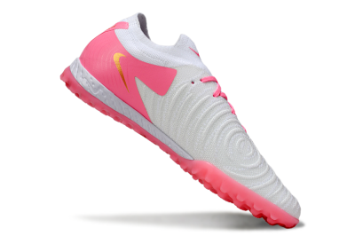 Nike Phantom GX 2 Elite TF Low-Tops Soccer Shoes - White/Pink/Gold