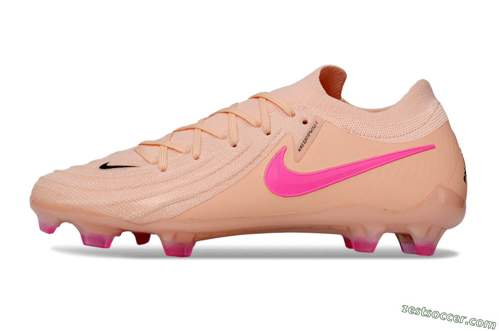 Nike Phantom GX 2 Elite FG Low-Tops Soccer Cleats - Pink/Black 2