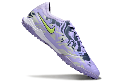 Nike Tiempo Legend 10 Pro TF Low-Tops Soccer Shoes - Purple/Black/Yellow
