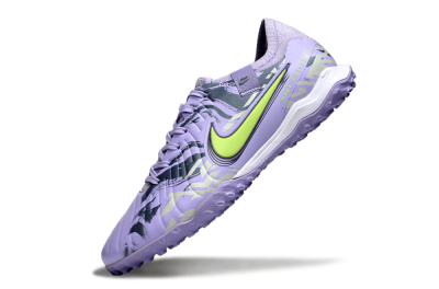 Nike Tiempo Legend 10 Pro TF Low-Tops Soccer Shoes - Purple/Black/Yellow
