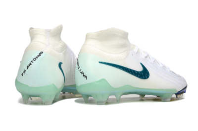 Nike Phantom Luna Elite NU FG Low-Tops Soccer Cleats - White/Black/Jade