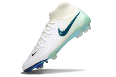Nike Phantom Luna Elite NU FG Low-Tops Soccer Cleats - White/Black/Jade