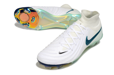 Nike Phantom Luna Elite NU FG Low-Tops Soccer Cleats - White/Black/Jade