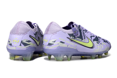 Nike Tiempo Legend 10 Elite FG Low-Tops Soccer Cleats - Purple/Black/Yellow