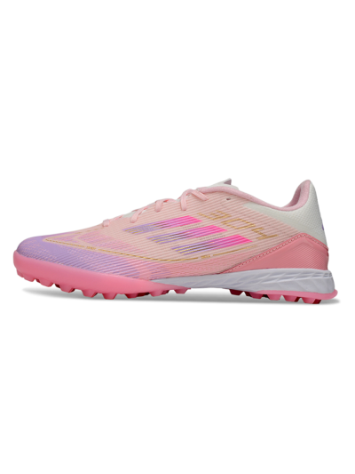 Adidas F50 Pro TF Low-Tops Soccer Shoes - Pink/Purple/Gold