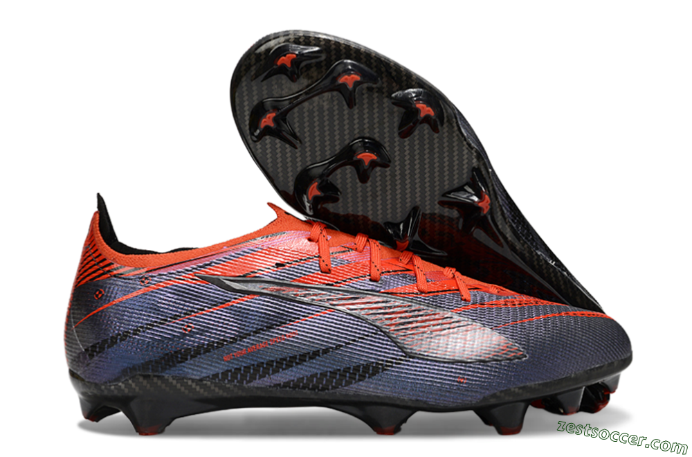Puma Ultra 5 Ultimate FG Low-Tops Soccer Cleats - Blue/Black/Red 0