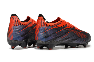 Puma Ultra 5 Ultimate FG Low-Tops Soccer Cleats - Blue/Black/Red