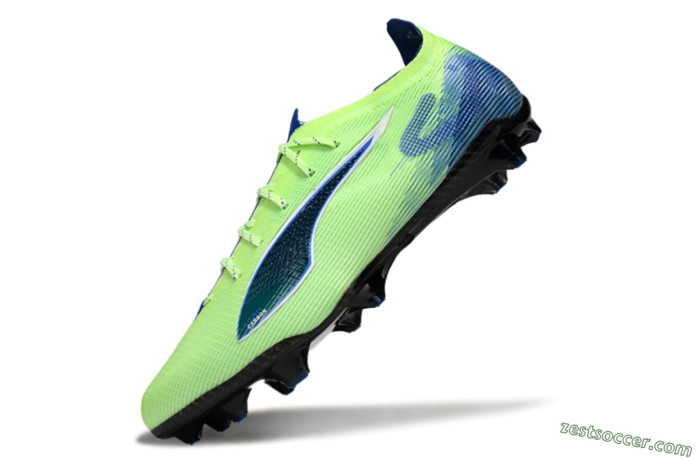 Puma Ultra 5 Ultimate FG Low-Tops Soccer Cleats - Yellow/Blue/White 5