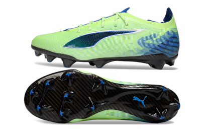Puma Ultra 5 Ultimate FG Low-Tops Soccer Cleats - Yellow/Blue/White