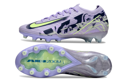 Nike Air Zoom Mercurial Vapor 16 Elite AG Low-Tops Soccer Cleats - Purple/Black/Yellow