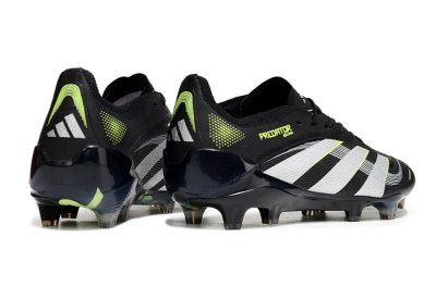 Adidas Predator 25 Elite FG Low-Tops Soccer Cleats - Black/White/Yellow