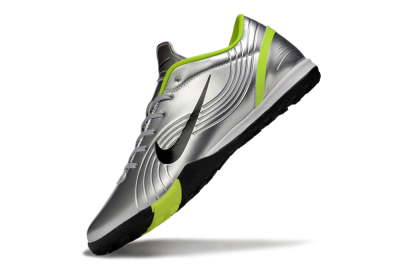 Nike Air Zoom Mercurial Vapor 16 Academy TF Low-Tops Soccer Shoes - Silver/Black/Yellow