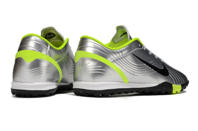 Nike Air Zoom Mercurial Vapor 16 Academy TF Low-Tops Soccer Shoes - Silver/Black/Yellow