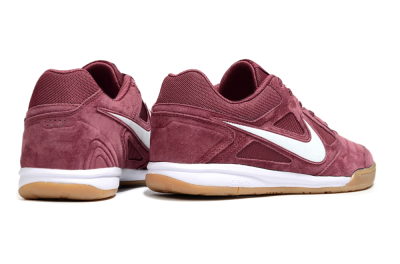 Nike Lunar Gato 2 IC Low-Tops Soccer Shoes - Red/White/Brown