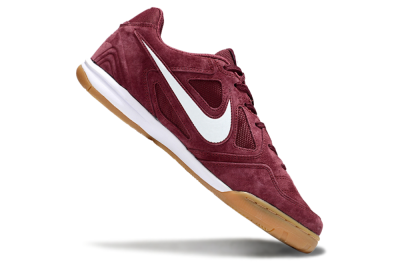 Nike Lunar Gato 2 IC Low-Tops Soccer Shoes - Red/White/Brown
