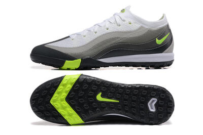 Nike Air Zoom Mercurial Vapor 16 Elite TF Low-Tops Soccer Shoes - White/Grey/Yellow