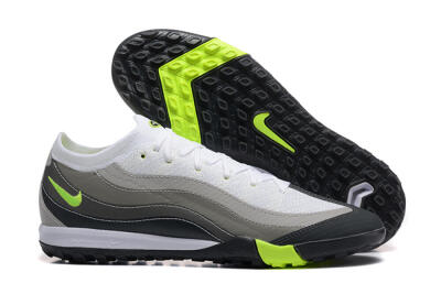 Nike Air Zoom Mercurial Vapor 16 Elite TF Low-Tops Soccer Shoes - White/Grey/Yellow