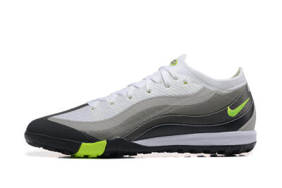 Nike Air Zoom Mercurial Vapor 16 Elite TF Low-Tops Soccer Shoes - White/Grey/Yellow