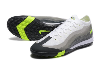 Nike Air Zoom Mercurial Vapor 16 Elite TF Low-Tops Soccer Shoes - White/Grey/Yellow