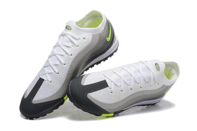 Nike Air Zoom Mercurial Vapor 16 Elite TF Low-Tops Soccer Shoes - White/Grey/Yellow