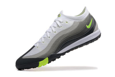 Nike Air Zoom Mercurial Vapor 16 Elite TF Low-Tops Soccer Shoes - White/Grey/Yellow