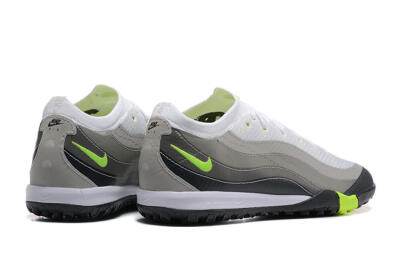 Nike Air Zoom Mercurial Vapor 16 Elite TF Low-Tops Soccer Shoes - White/Grey/Yellow