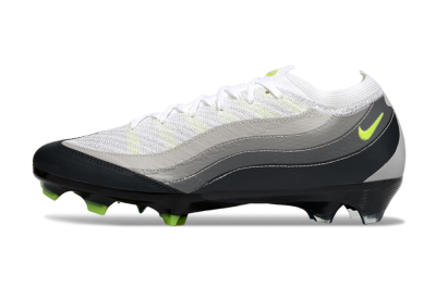 Nike Air Zoom Mercurial Vapor 16 Elite FG Low-Tops Soccer Cleats - White/Grey/Yellow