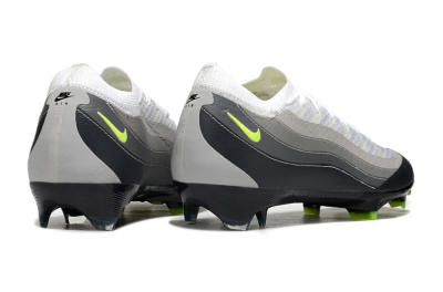 Nike Air Zoom Mercurial Vapor 16 Elite FG Low-Tops Soccer Cleats - White/Grey/Yellow