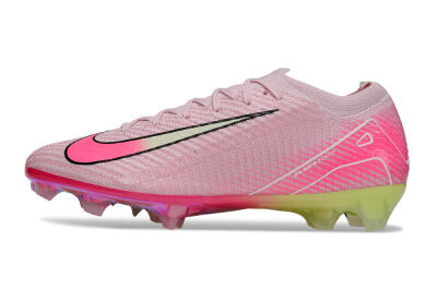 Nike Air Zoom Mercurial Vapor 16 Elite FG Low-Tops Soccer Cleats - Pink/White/Yellow