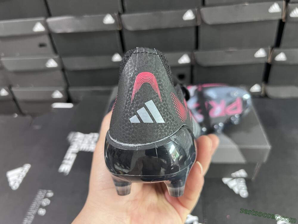 Adidas Predator Elite Foldover Tongue FG Low-Tops Soccer Cleats - Black/White/Red