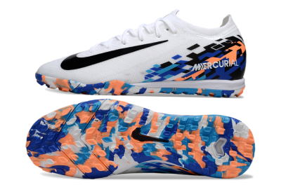 Nike Air Zoom Mercurial Vapor 16 Elite TF Low-Tops Soccer Shoes - White/Black/Orange