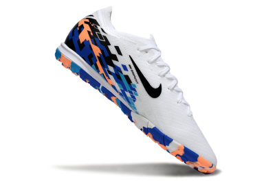 Nike Air Zoom Mercurial Vapor 16 Elite TF Low-Tops Soccer Shoes - White/Black/Orange