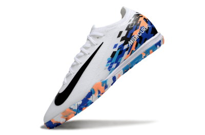 Nike Air Zoom Mercurial Vapor 16 Elite TF Low-Tops Soccer Shoes - White/Black/Orange