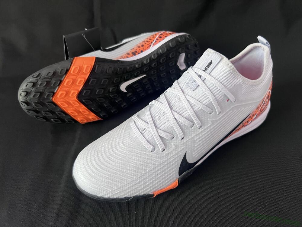 Nike Air Zoom Mercurial Vapor 16 Pro TF Low-Tops Soccer Shoes - Grey/Black/Leopard