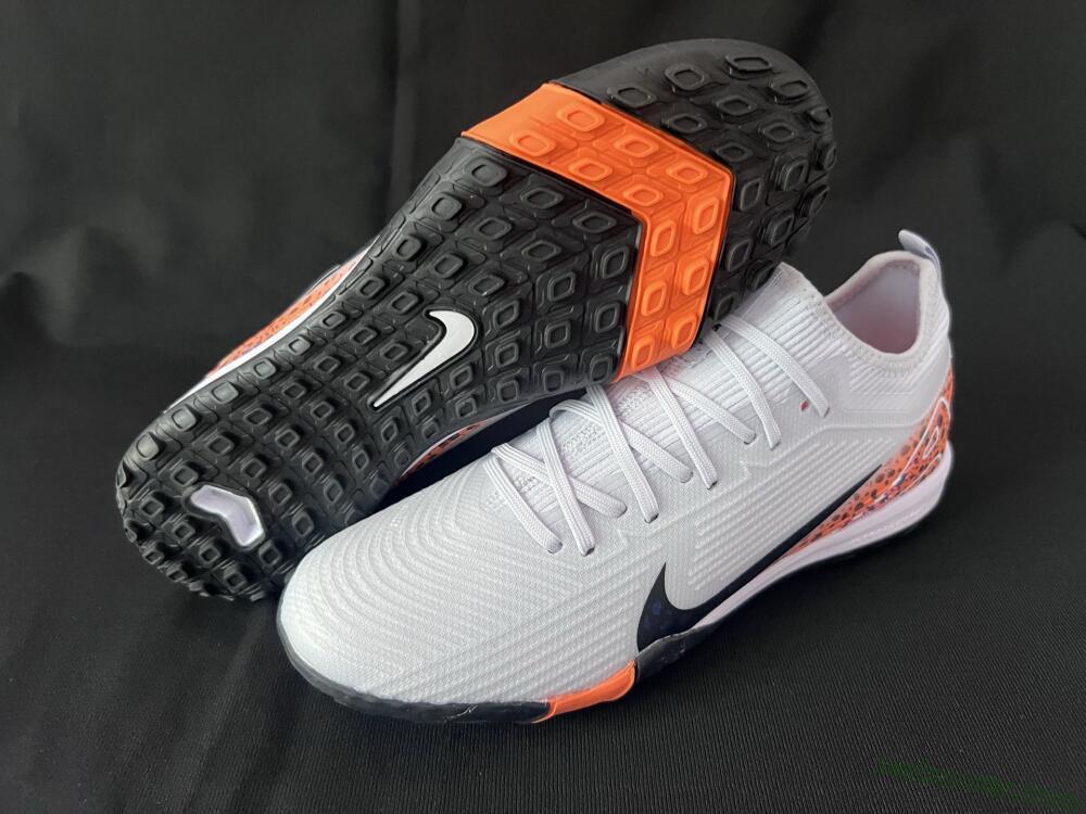 Nike Air Zoom Mercurial Vapor 16 Pro TF Low-Tops Soccer Shoes - Grey/Black/Leopard