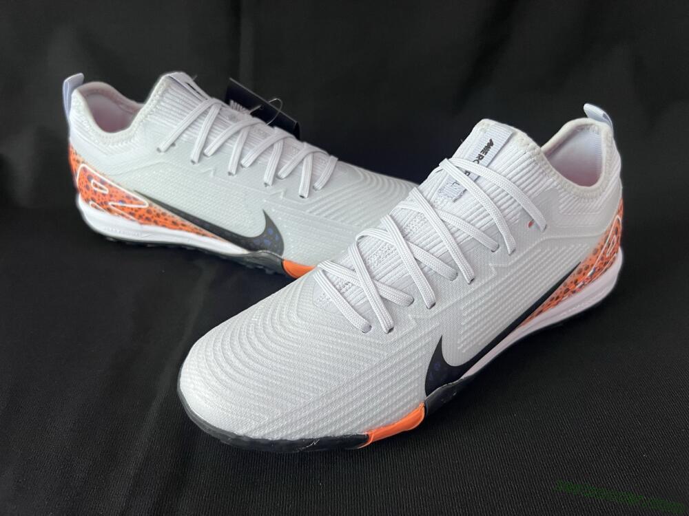 Nike Air Zoom Mercurial Vapor 16 Pro TF Low-Tops Soccer Shoes - Grey/Black/Leopard