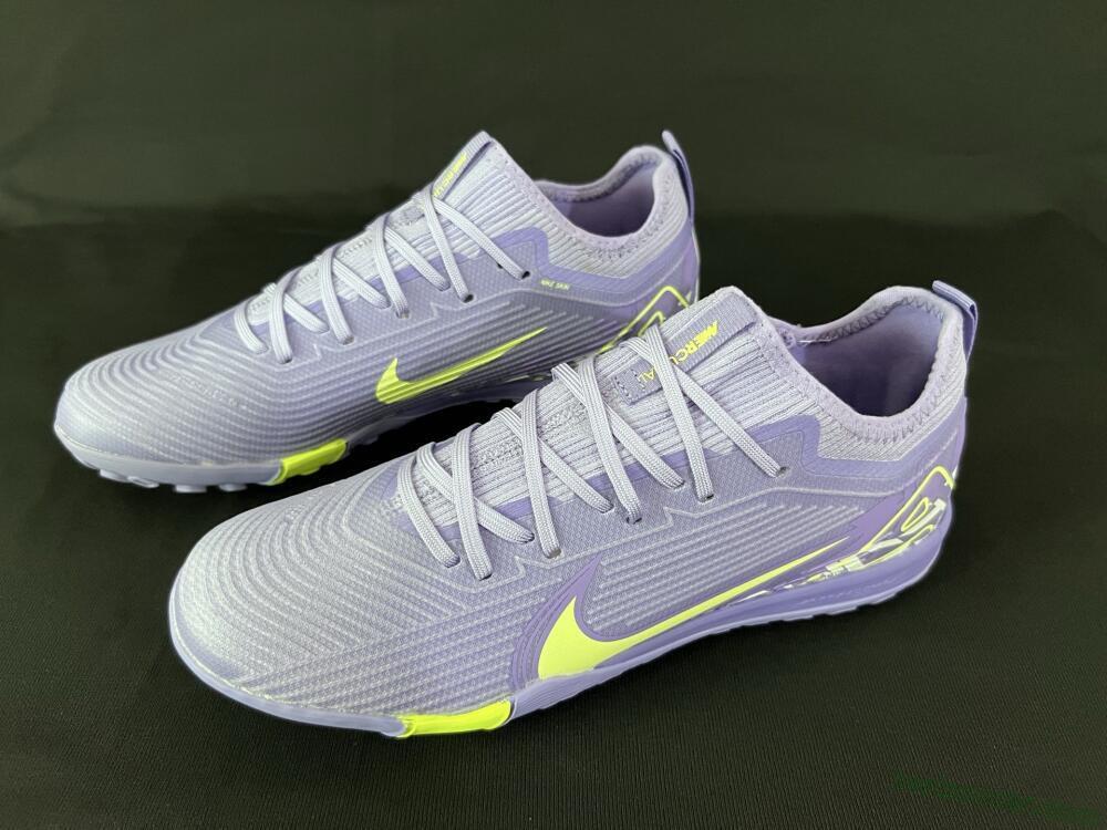 Nike Air Zoom Mercurial Vapor 16 Pro TF Low-Tops Soccer Shoes - Purple/Yellow/White