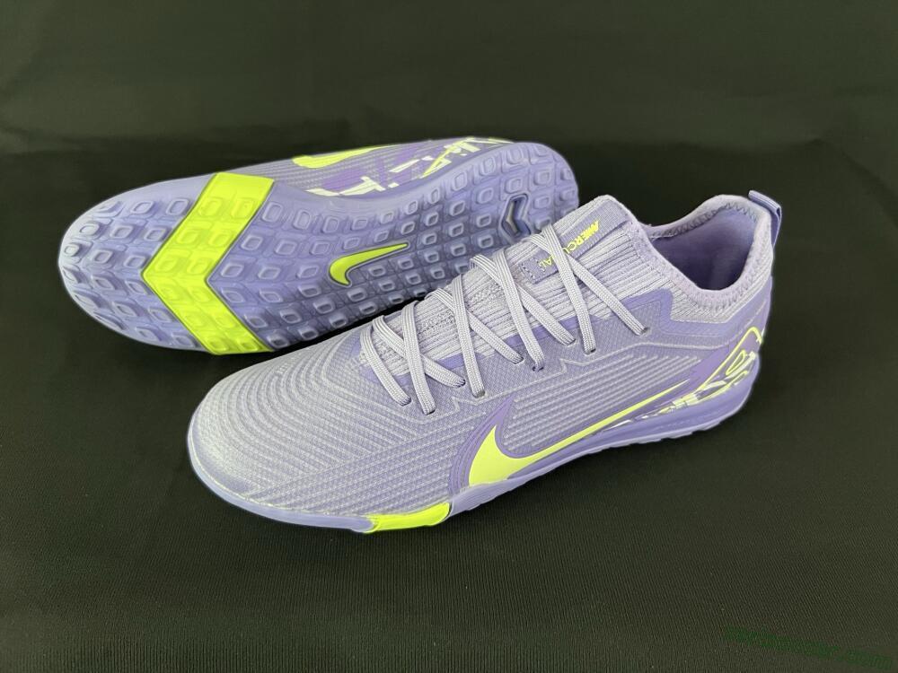 Nike Air Zoom Mercurial Vapor 16 Pro TF Low-Tops Soccer Shoes - Purple/Yellow/White