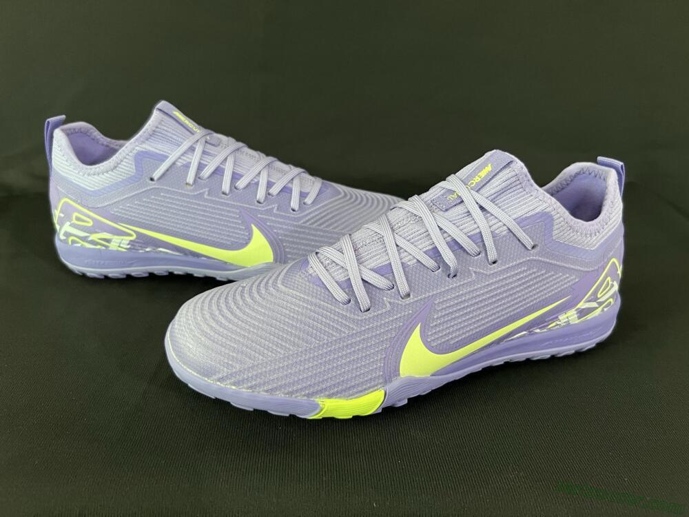Nike Air Zoom Mercurial Vapor 16 Pro TF Low-Tops Soccer Shoes - Purple/Yellow/White