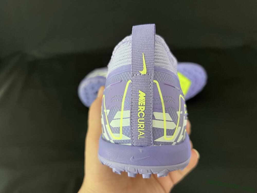 Nike Air Zoom Mercurial Vapor 16 Pro TF Low-Tops Soccer Shoes - Purple/Yellow/White