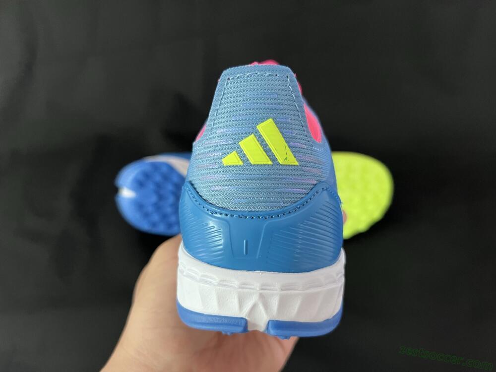 Adidas F50 Elite TF Low-Tops Soccer Shoes - Blue/Pink/Yellow