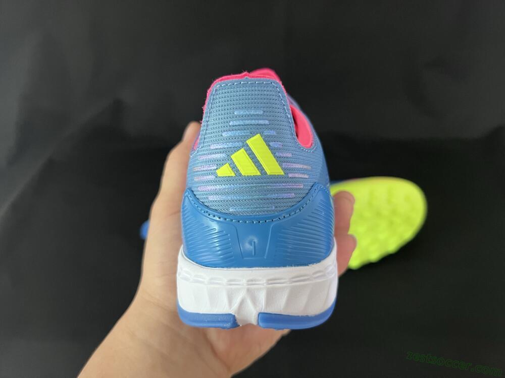 Adidas F50 Pro TF Low-Tops Soccer Shoes - Blue/Yellow/Pink