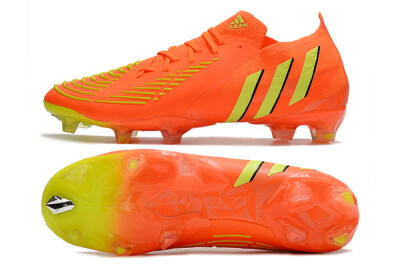 Adidas Predator Edge.1 Low FG Low-Tops Soccer Cleats - Orange/Yellow