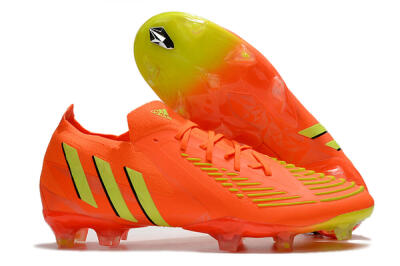 Adidas Predator Edge.1 Low FG Low-Tops Soccer Cleats - Orange/Yellow